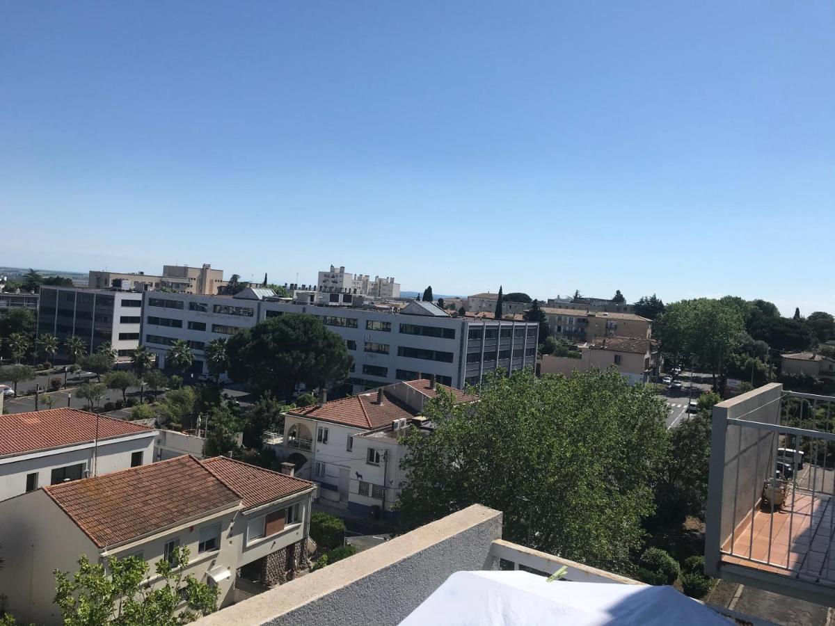 Bel Appartement Avec Vue Et Parking Prive Béziers Buitenkant foto